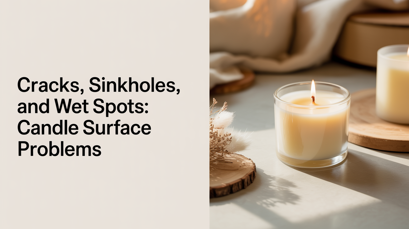 Cracks, Sinkholes, and Wet Spots: Candle Surface Problems