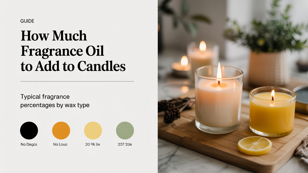Typical Fragrance Percentages by Wax Type