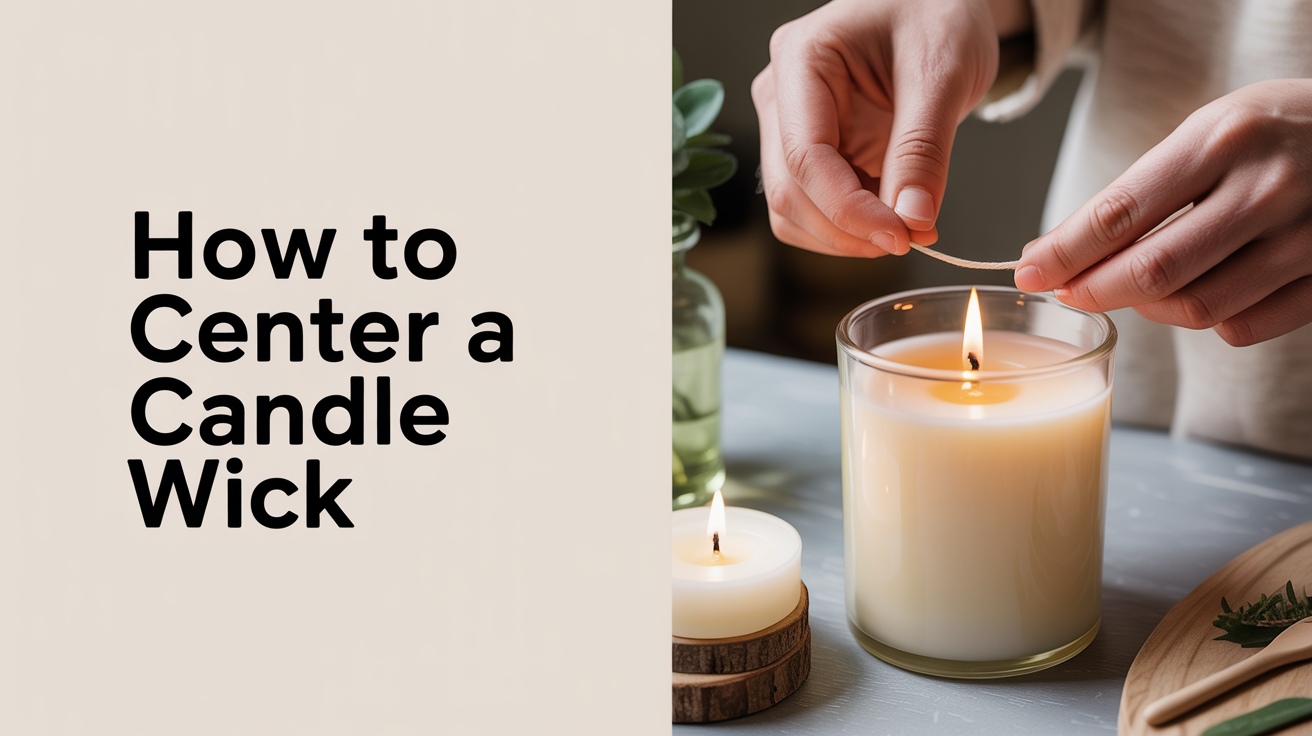 How to Center a Candle Wick