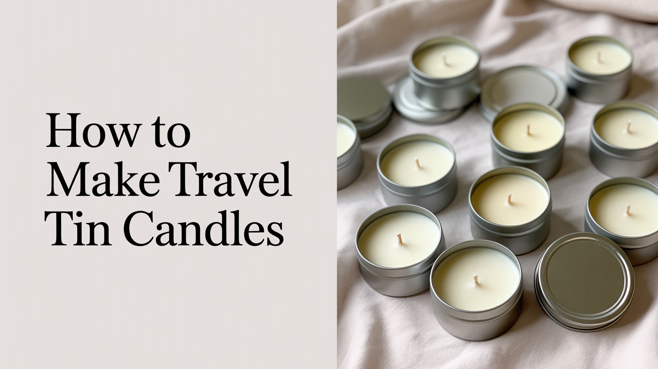 How to Make Travel Tin Candles