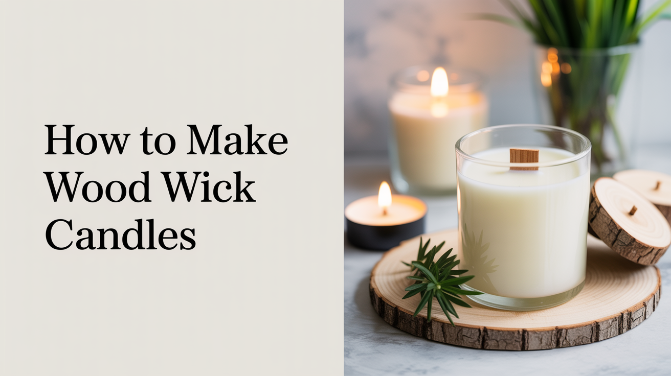 How to Make Wood Wick Candles