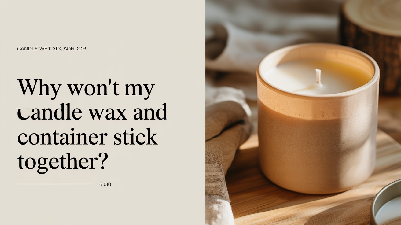 Why Won't My Candle Wax and Container Stick Together?